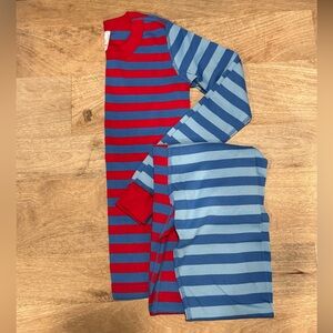 Hanna Andersson Red and Blue Striped Pajama Top